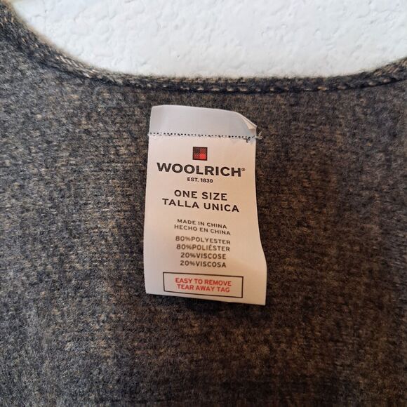 Woolrich Leopard Animal Print Cozy Blanket Wrap Shawl With Fringe Trim One Size - Picture 3 of 8